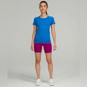 Lululemon Swiftly Tech Short Sleeve 2.0 Race Waist Poolside Blue 💙